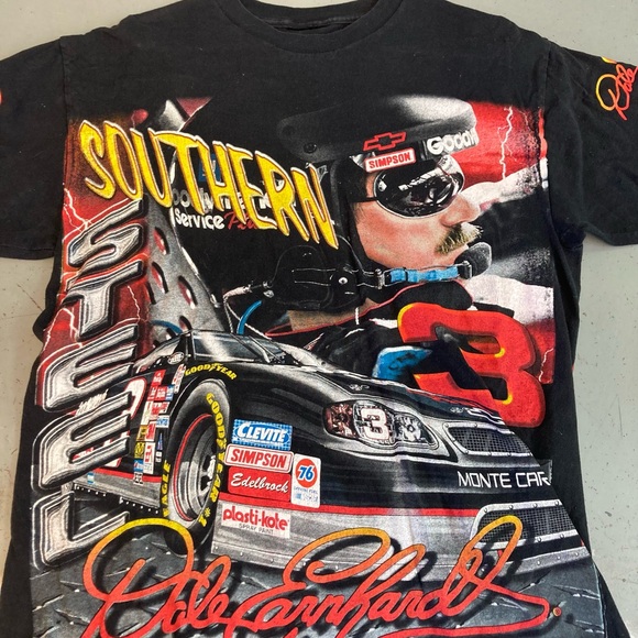 Other - Vintage Dale Earnhardt Sr. Southern Stock Car Graphic Tee - Black